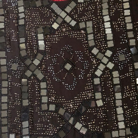 NWT Free People Embellished Mini Dress - Picture 6 of 7